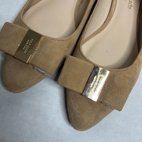 Kate Spade Suede Norah Pointed Toe Ballet Flats - Picture 7 of 7
